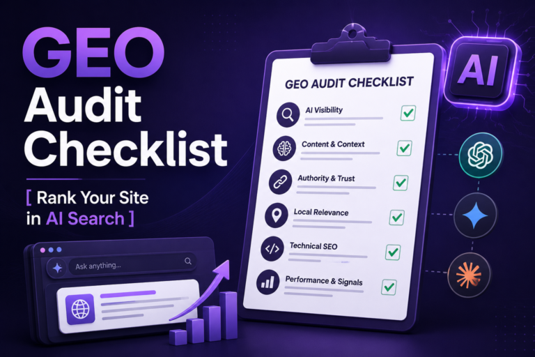 GEO Audit Checklist