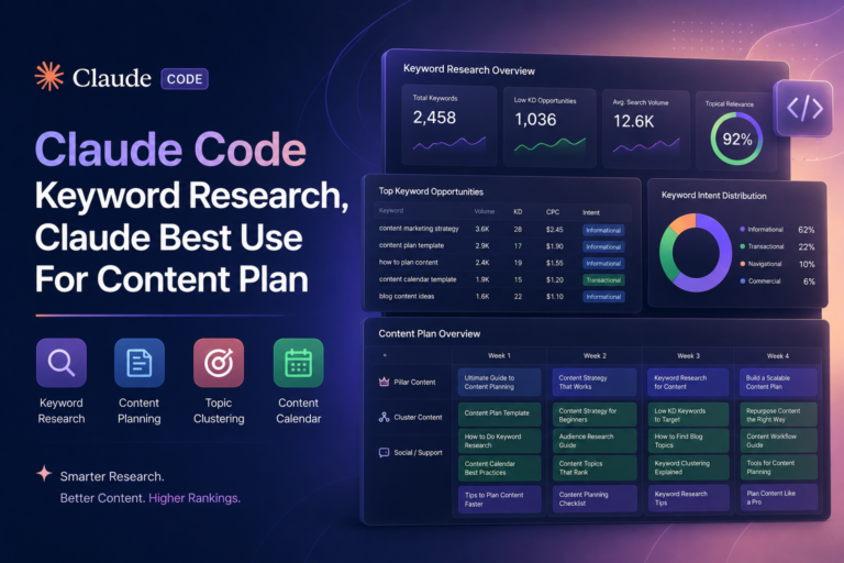 Claude Code For Keyword Research
