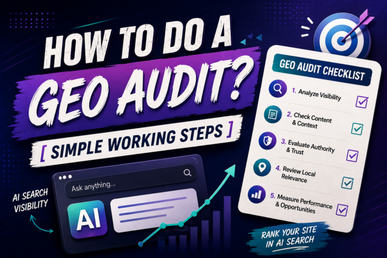 How To Do A GEO Audit